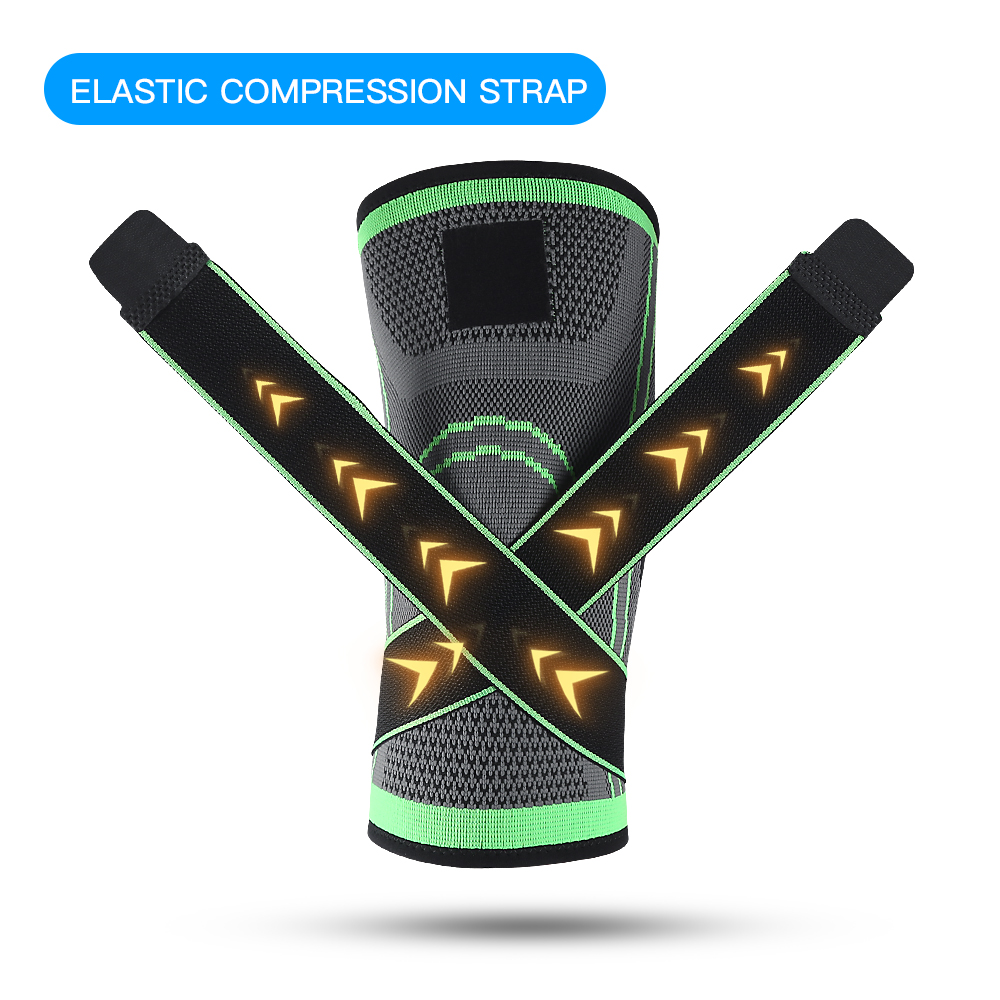 3D knee Brace with 3D Knitting & Adjustable Straps