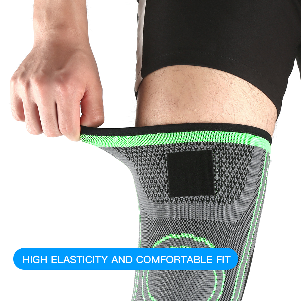 3D knee Brace with 3D Knitting & Adjustable Straps