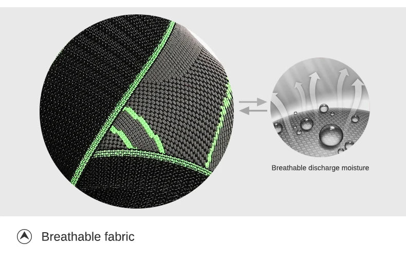 3D knee Brace with 3D Knitting & Adjustable Straps